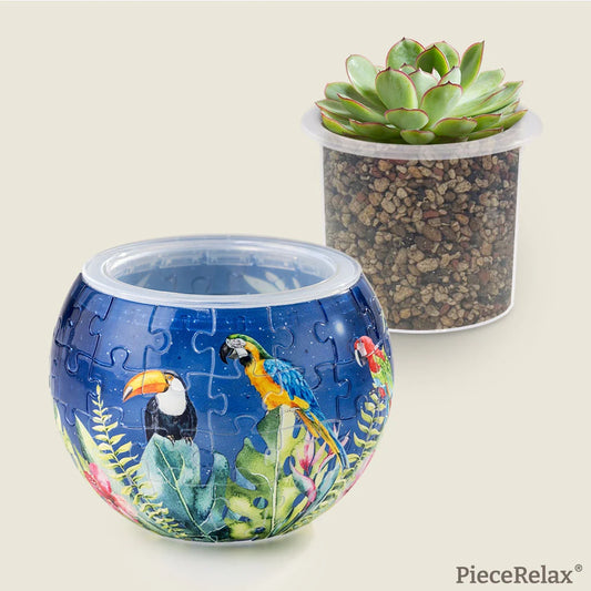 Bird of Paradise - Puzzle Pot