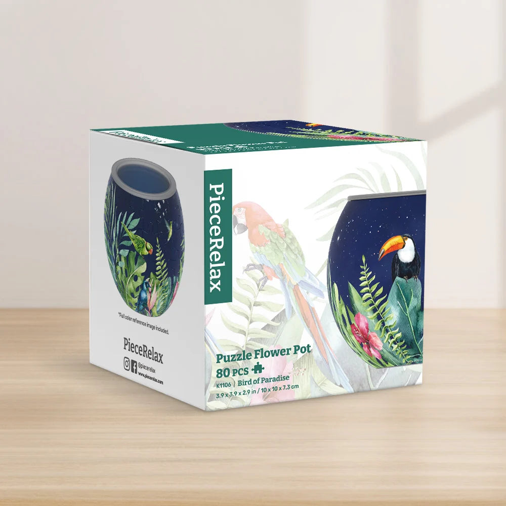 Bird of Paradise - Puzzle Pot
