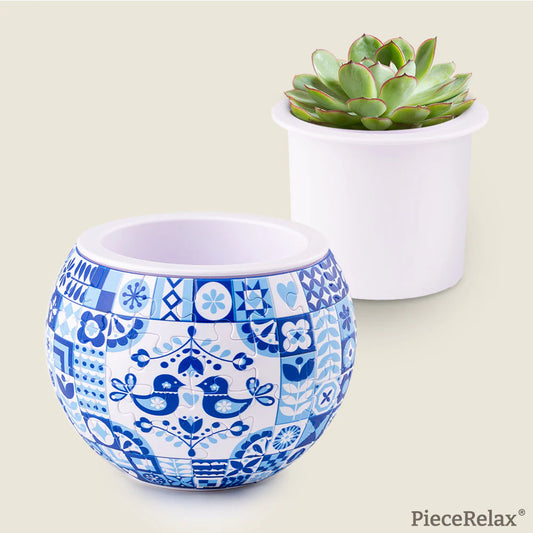 Danish Folklore Style - Puzzle Pot