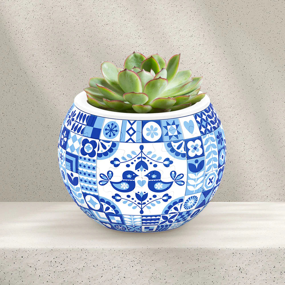 Danish Folklore Style - Puzzle Pot
