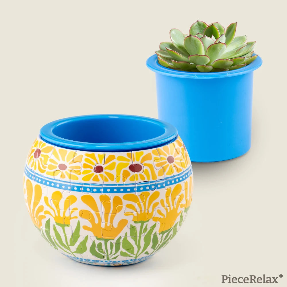 Summer Blossoms - Puzzle Pot