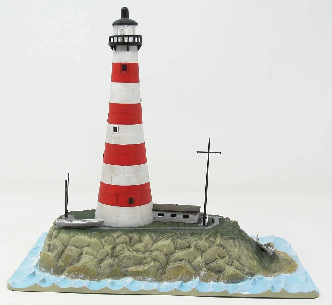 1:160 Lighthouse with Working Light and Diorama Base