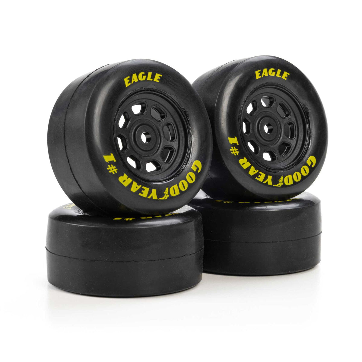 Goodyear Eagle Gen 4, Mounted Tires, Stock (x4): NASCAR GROM
