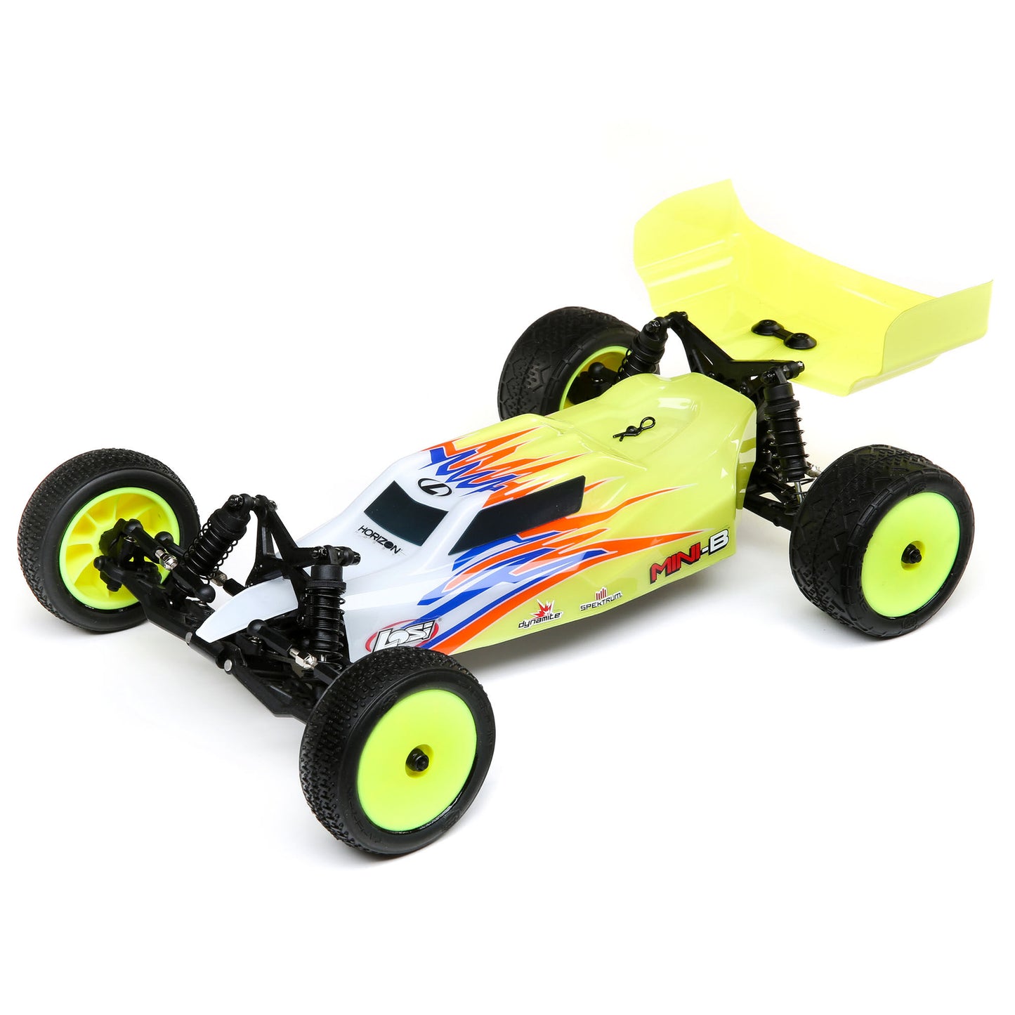 Mini-B 2WD Buggy Brushed RTR, Yellow/White