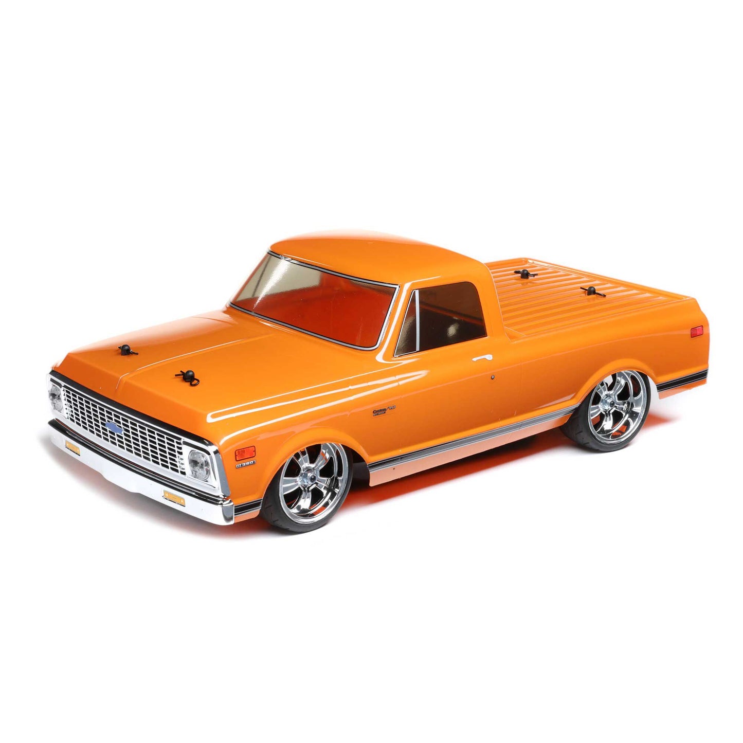 1/10 1972 Chevy C10 V100 AWD Pickup Truck Brushed RTR, ORANGE