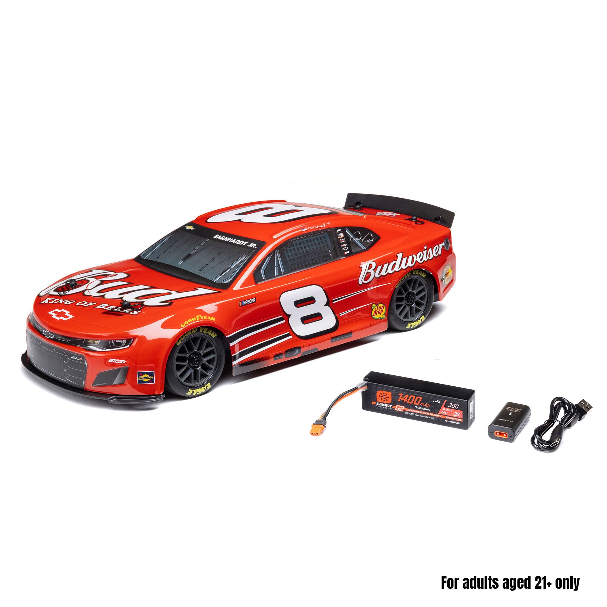 Budweiser500インディーカーセット 1/12 NASCAR - Dale Earnhardt Jr. No. 8 Budweiser Chevrolet ZL1