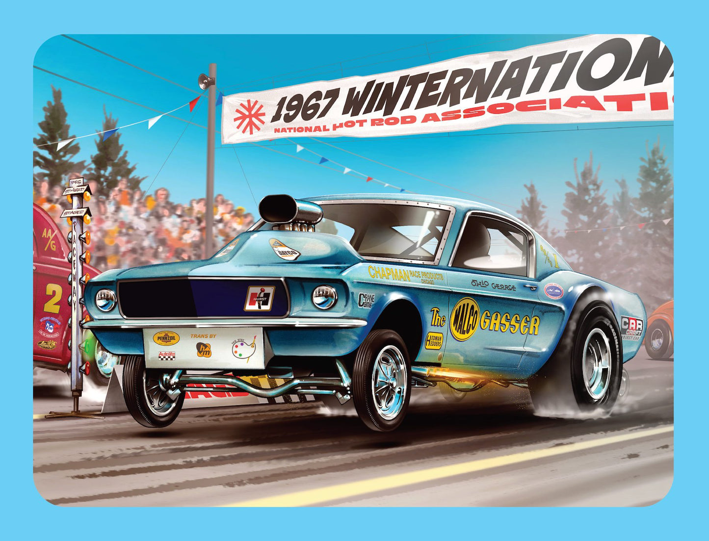1/25 Ohio George Malco Gasser Mustang (Collectors Tin)
