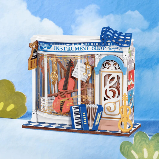 Melody Instrument Shop - DIY Miniature House Kit