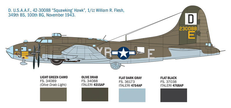 1/72 B-17F Flyng Fortress