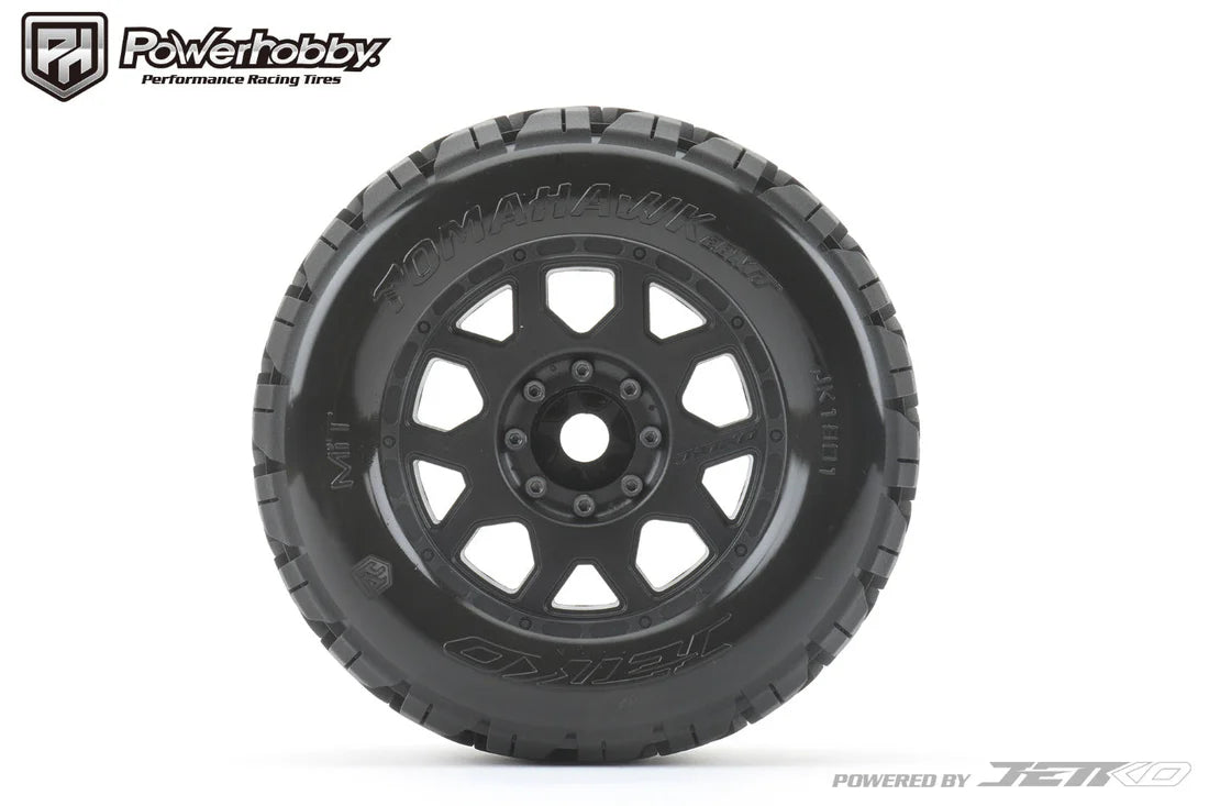 1/8 MT 3.8 Tomahawk Belted Mounted Tires (2) 17MM
