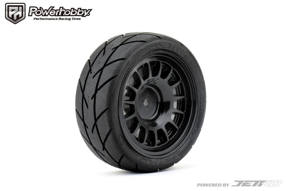 1/10 Rally Car Evolution Mounted Tires/Claw Wheels (x4)