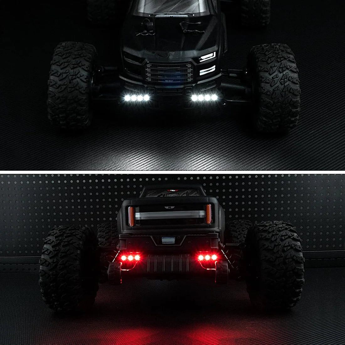 Front and Rear Light Kit Arrma Big Rock 3s