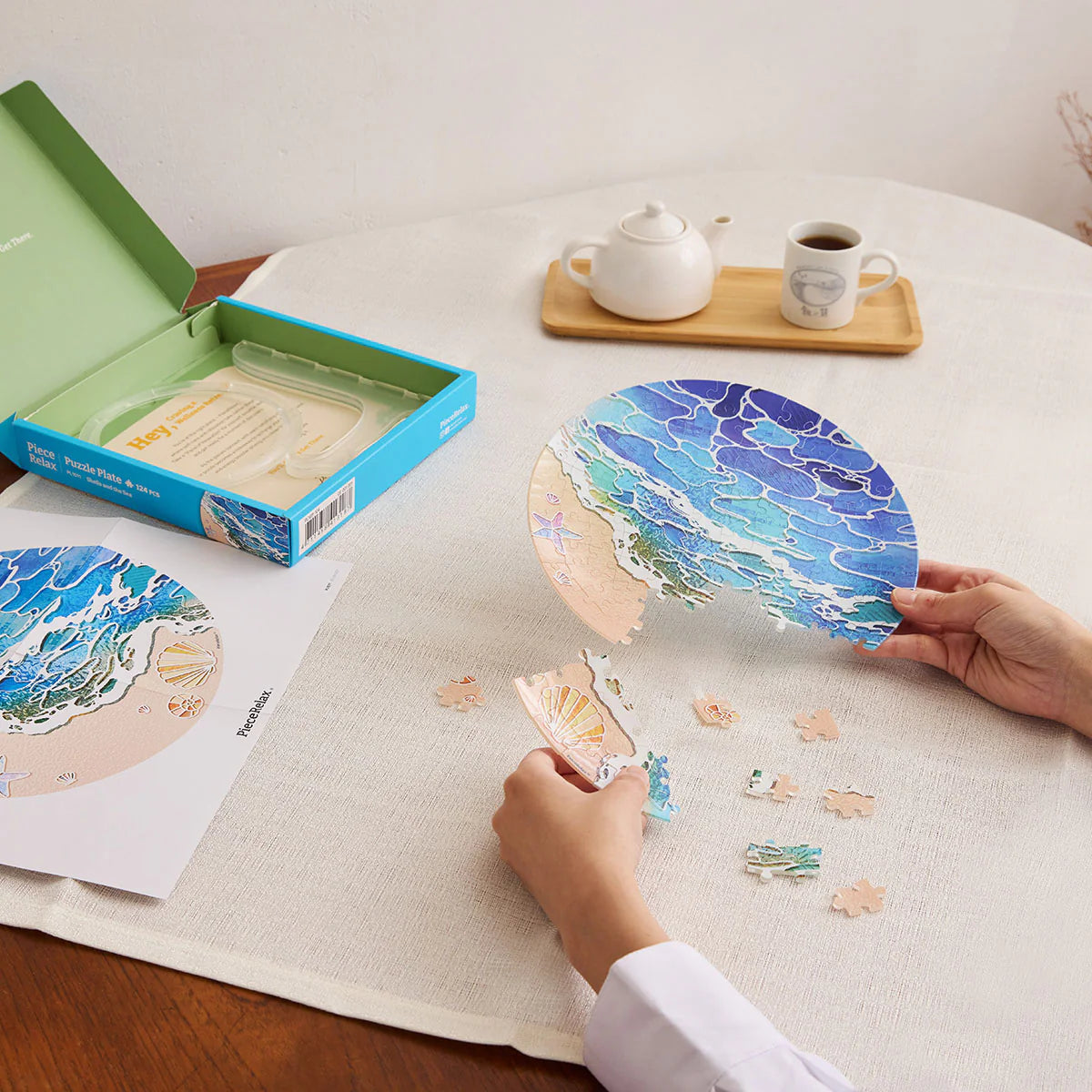 Shells and the Sea - Puzzle Plate