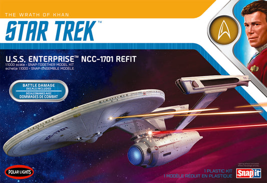 1/1000 Star Trek U.S.S. Enterprise Refit Wrath of Khan Edition