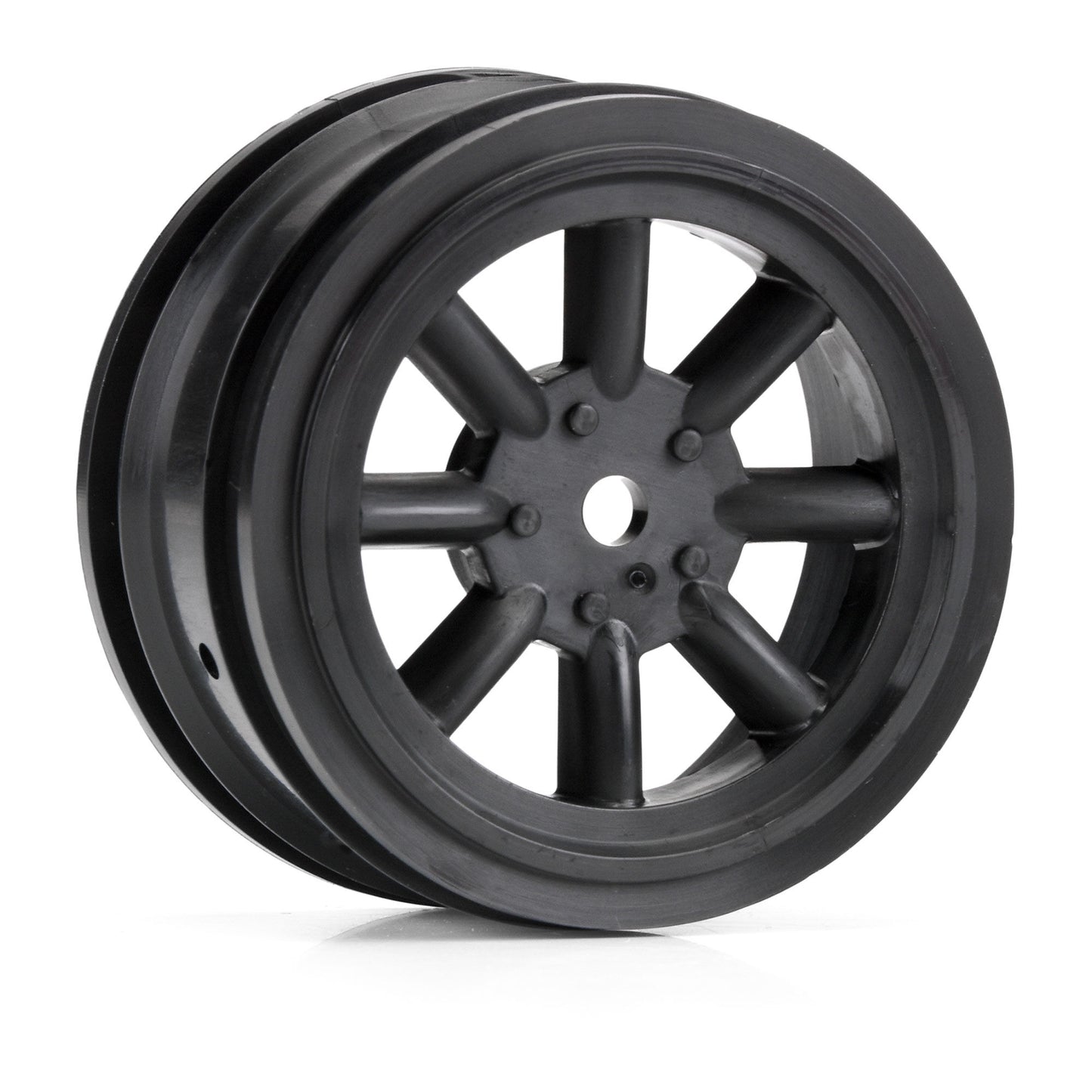 1/10 VTA Front 26mm VTA Tires Mounted 12mm Black Wheels (x2)