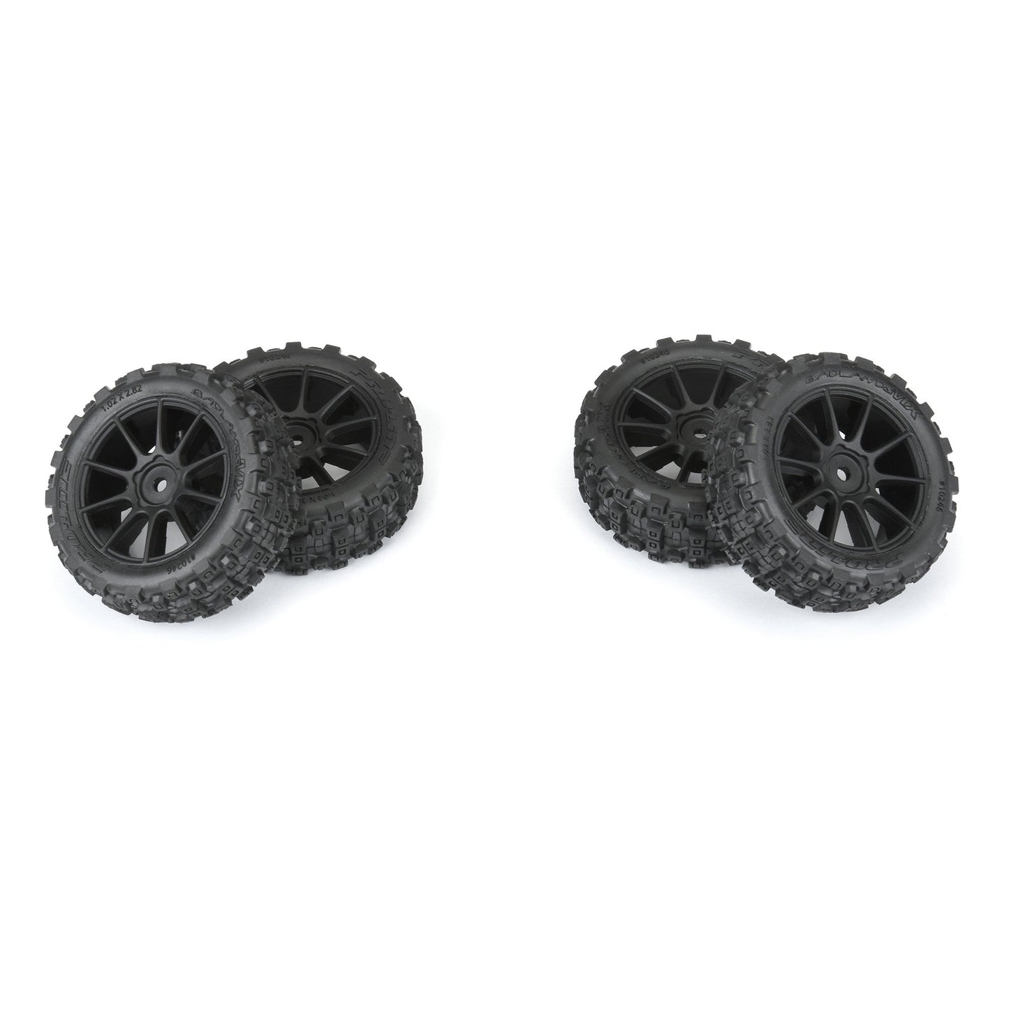 1/18 Badlands MX 1.9" F/R mounted Mach-10 Wheels: Typhon GROM