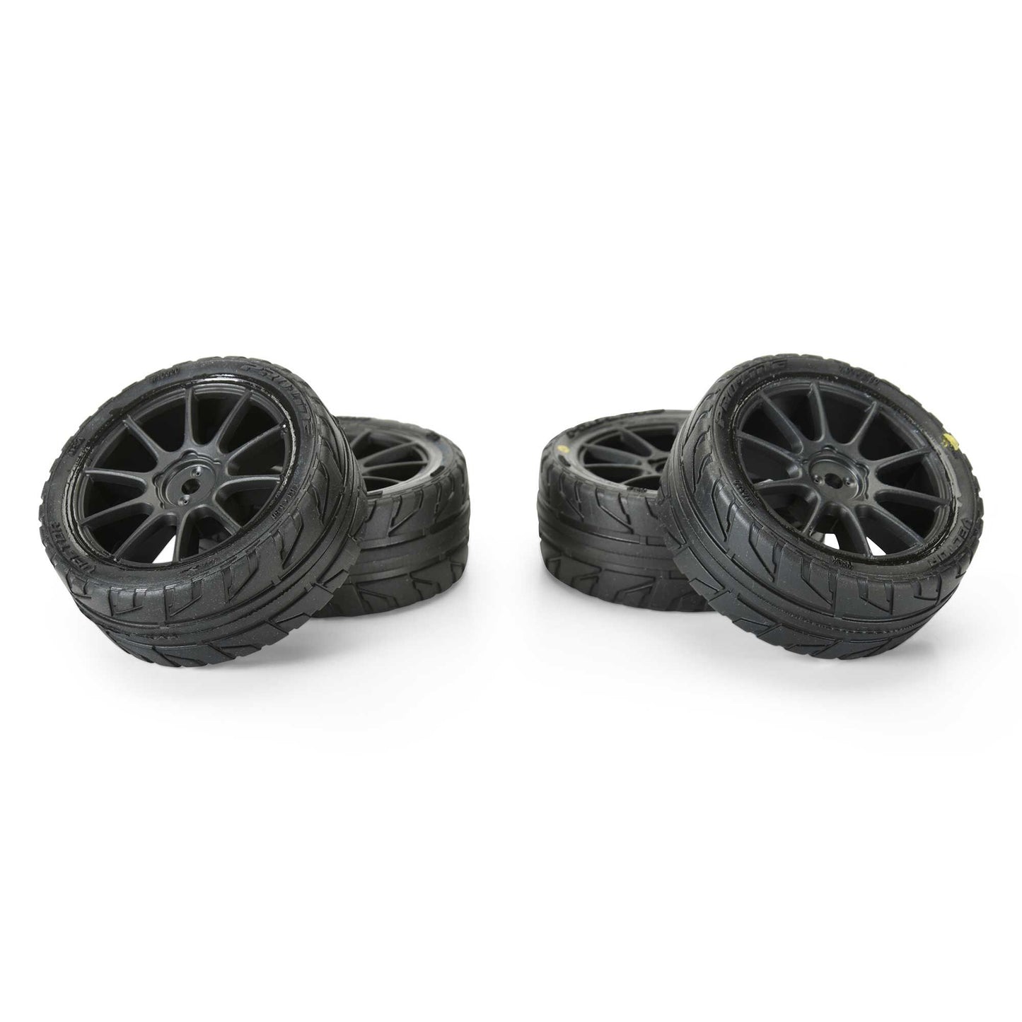 1/14 Vector Tire MTD 12mm Black Mach-10 Wheel (x4)