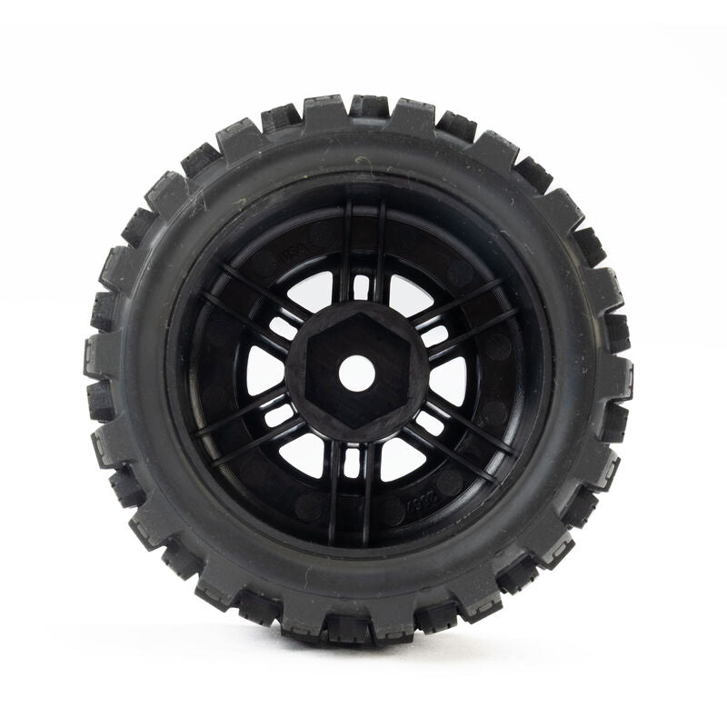 1/16 Badlands MX 12mm Black Split Six (x4): MOJAVE GROM
