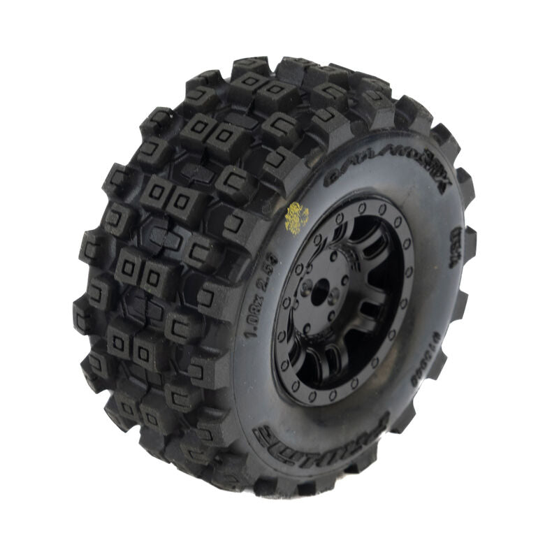 1/16 Badlands MX 12mm Black Split Six (x4): MOJAVE GROM