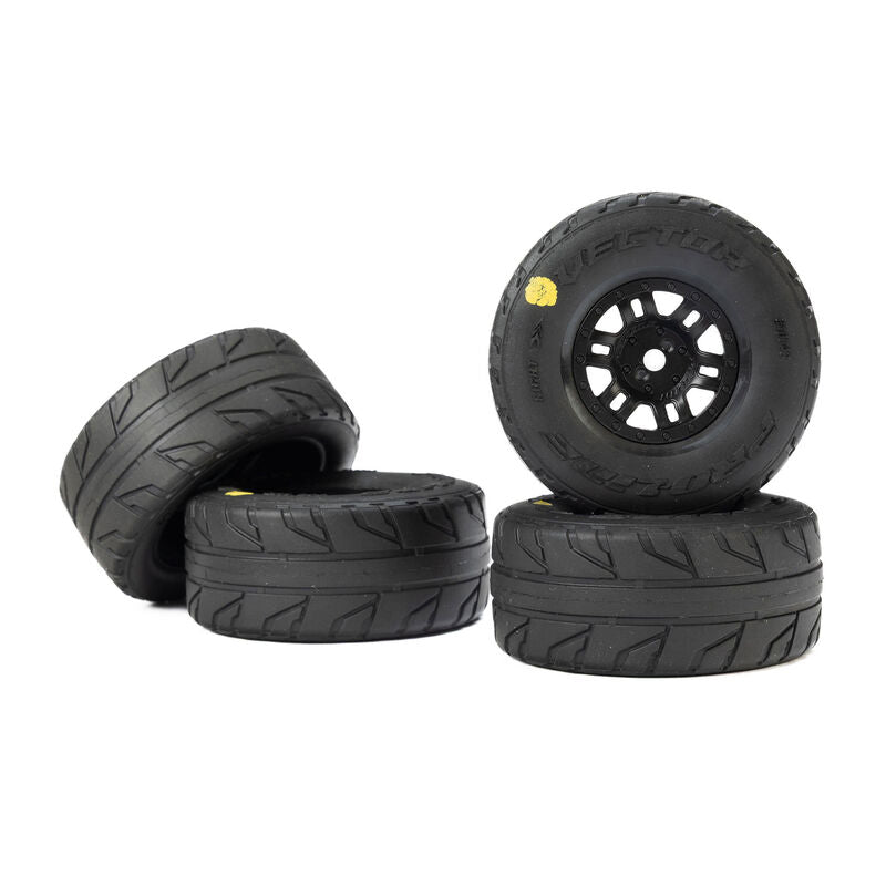 1/16 Vector Front/Rear Tires 12mm Black Split Six (x4): MOJAVE GROM