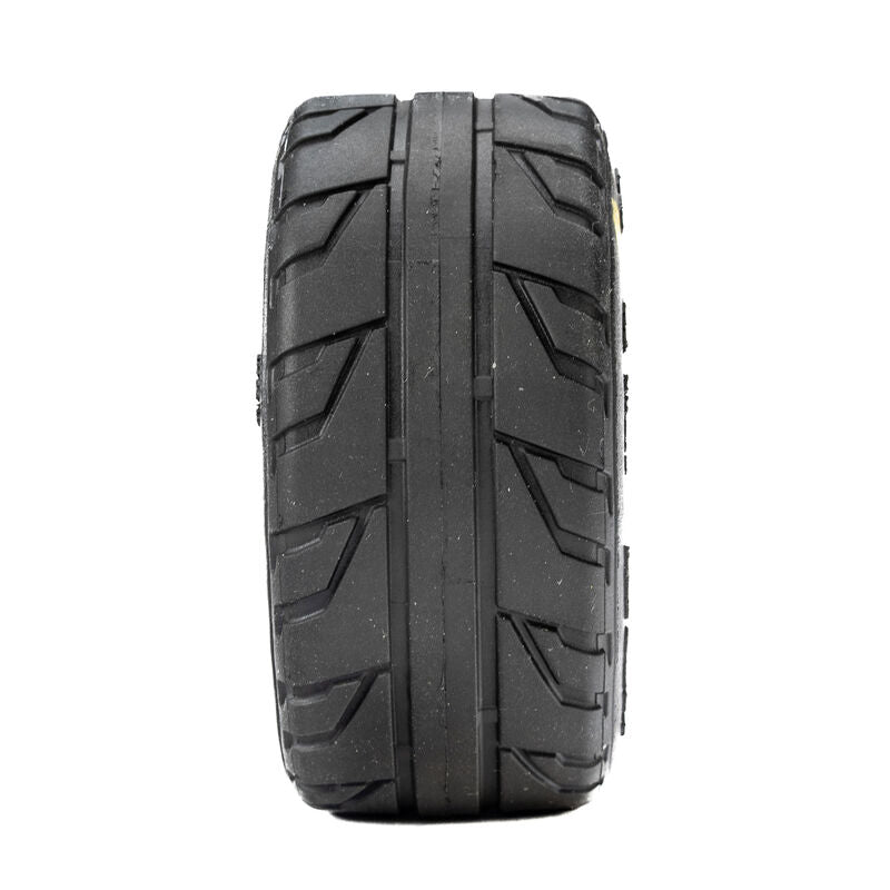 1/16 Vector Front/Rear Tires 12mm Black Split Six (x4): MOJAVE GROM
