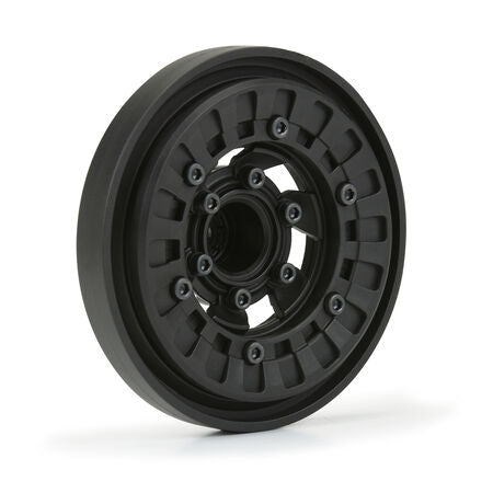 1/10 Vice CrushLock Front/Rear 2.6" 12mm Crawling Wheels (x2) Blk/Blk
