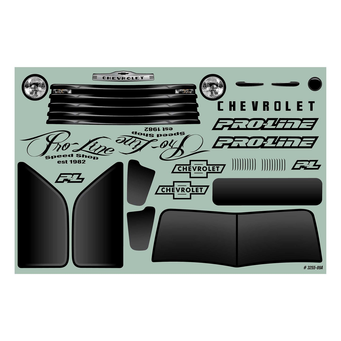 1/10 Early 50's Chevy Tough-Color Gray Body