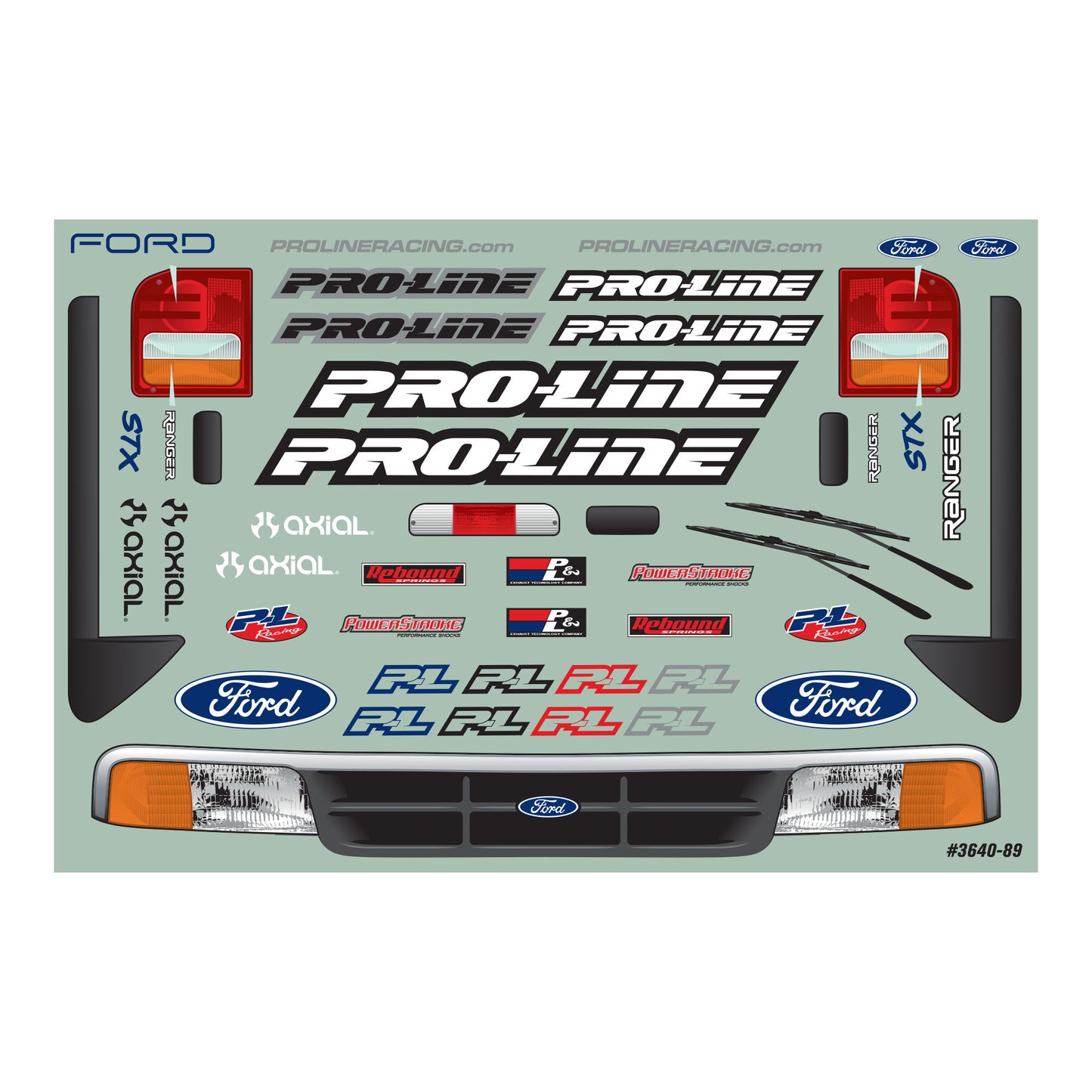 1993 Ford Ranger Pre-Runner Clear Body