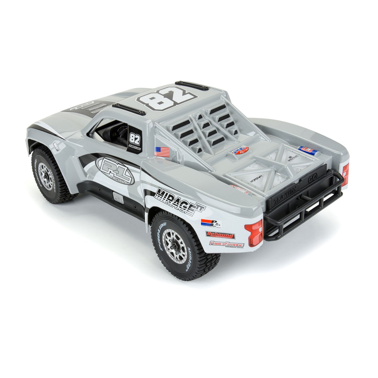 1/16 Pre-Cut 2019 Chevy Trophy Truck  - Gray Body: GROM