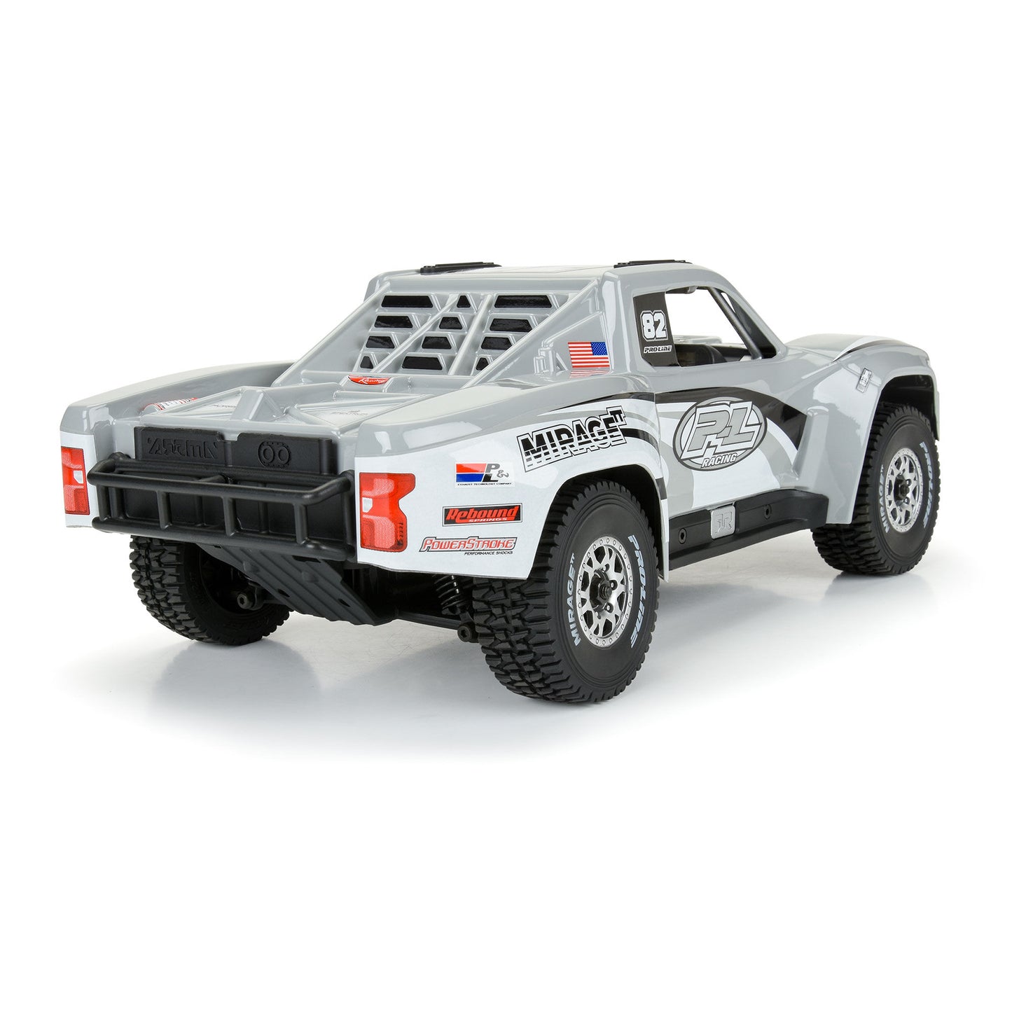 1/16 Pre-Cut 2019 Chevy Trophy Truck  - Gray Body: GROM