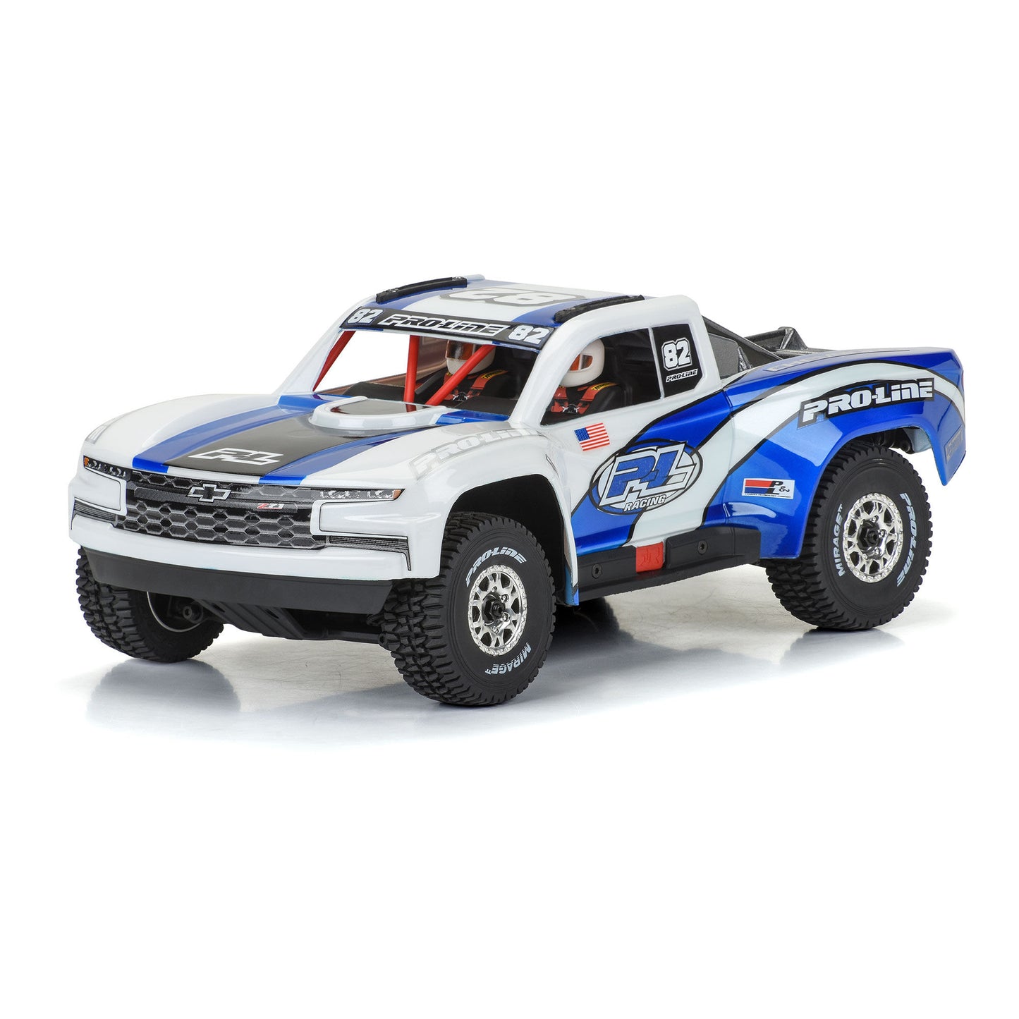 1/16 Pre-Cut 2019 Silverado Trophy Truck Clear Body: GROM