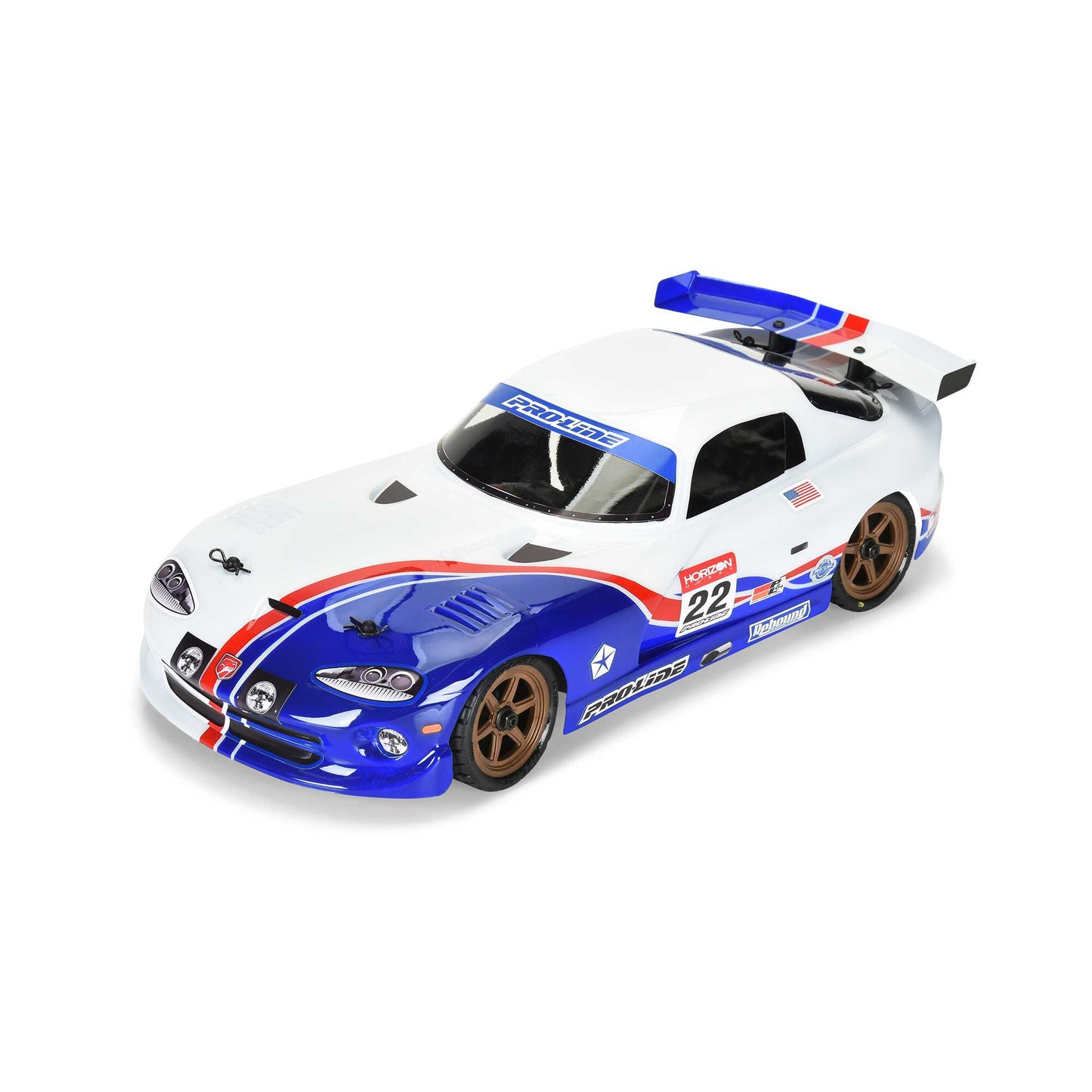 1/12 Pre-Cut 2002 Dodge Viper GTS CLEAR Body: Losi NASCAR