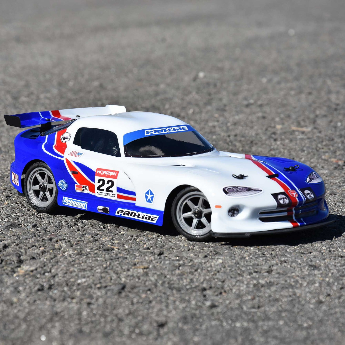 1/12 Pre-Cut 2002 Dodge Viper GTS CLEAR Body: Losi NASCAR