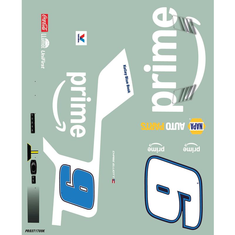 1/12 Pre-Cut Chase Elliott #9 Amazon Prime 2025 Body: NASCAR
