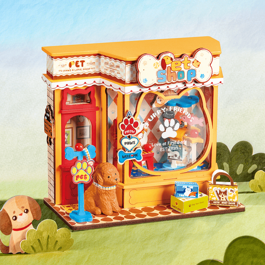 Pawfect Pet Shop - DIY Miniature House Kit