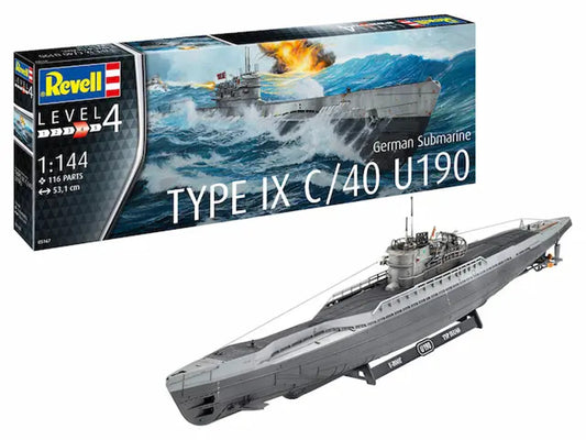 1:144 German Submarine Type IX C/40 (U190)
