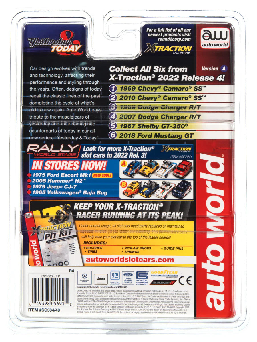 2007 Dodge Charger SRT8 (Purple) HO Scale Slot Car