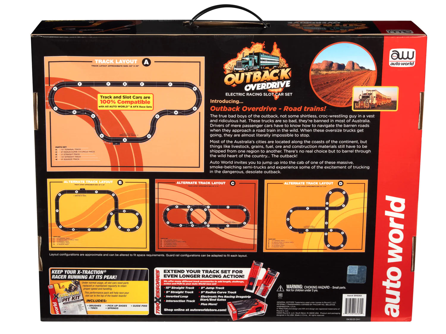 Auto World Outback Overdrive 14' Slot Race Set – Chris's House Auto World Outback Overdrive 14' Slot Race Set – Chris's House
