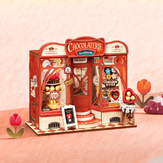 Sweet Chocolate Shop - DIY Miniature House Kit