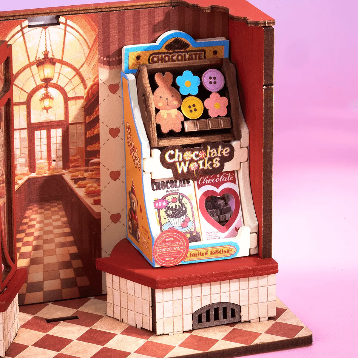 Sweet Chocolate Shop - DIY Miniature House Kit