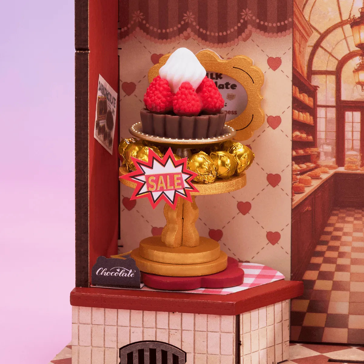 Sweet Chocolate Shop - DIY Miniature House Kit