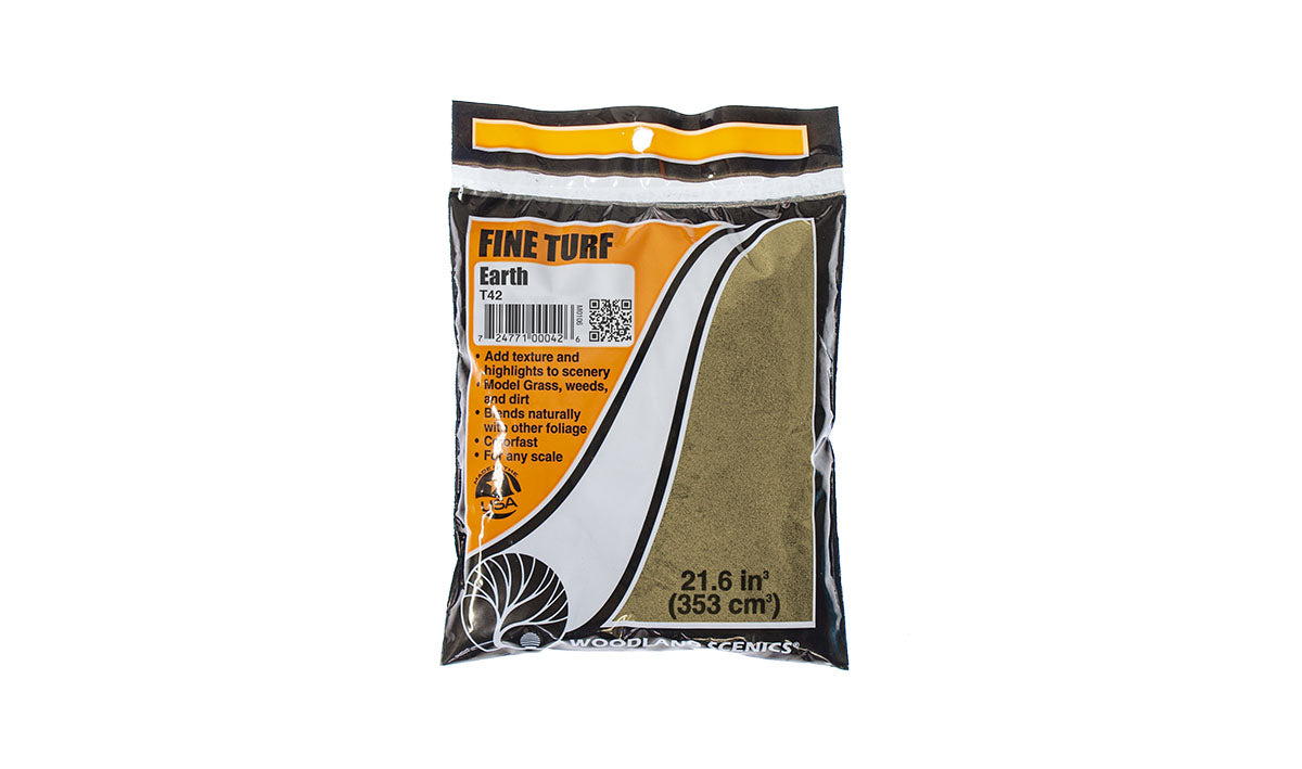 Fine Turf Bag, Earth/18 cu. in.