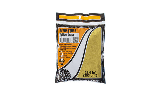 Fine Turf Bag, Yellow Grass/18 cu. in.