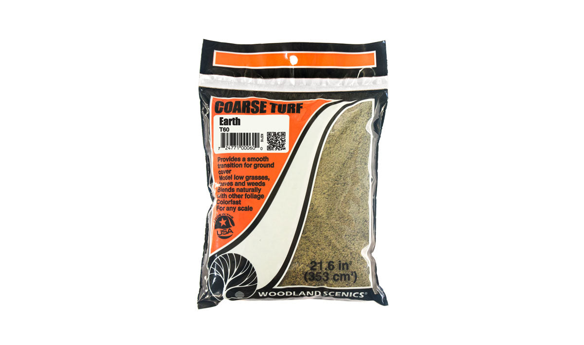Coarse Turf Bag, Earth/18 cu. in.