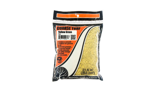 Coarse Turf Bag, Yellow Grass/18 cu. in.
