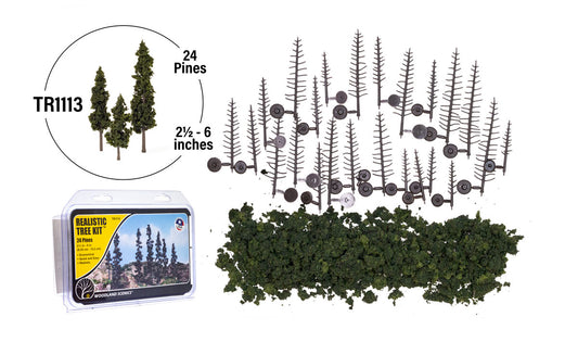 Conifer Tree Kit, 2-1/4"-4" (24)