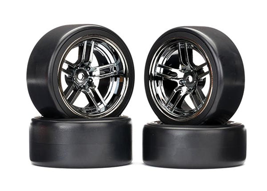 TRAXXAS 1.9' Drift wheels - pre-mounted