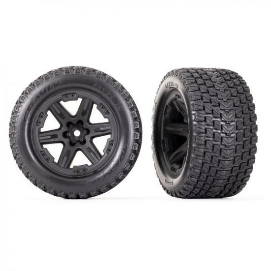 Traxxas Tires & wheels, assembled (2.8")