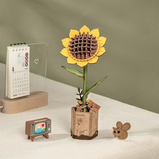 Sunflower | Rowood TW011 Wooden Flower