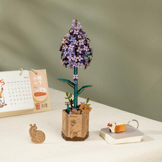 Lilac | Rowood TW021 Wooden Flower